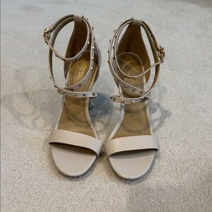 Beautiful Cream and Gold Michael Kors Studded Sandal